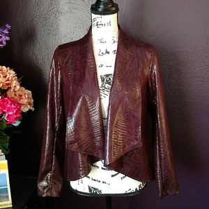 Snake Print Blazer NWOT